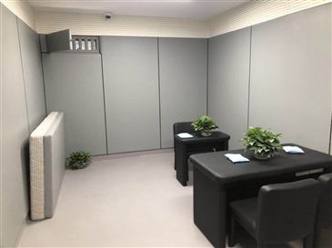 談話室牆面布藝吸音軟包闆