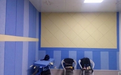 談話室牆面布藝吸音軟包闆