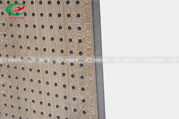 A級防火孔木16-6孔木吸聲闆（天然木皮）