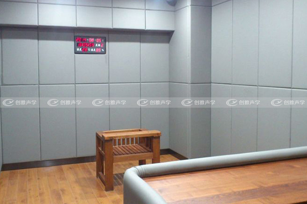 審訊室吸音軟包工程案例