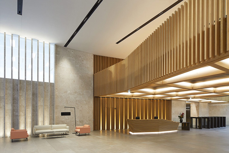 無縫吸聲微粒系統：酒店大堂的靜谧守護者