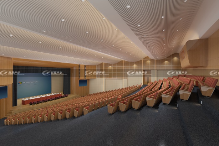 輕(qīng)質微粒吸聲闆的天花吊頂(dǐng)造型藝術